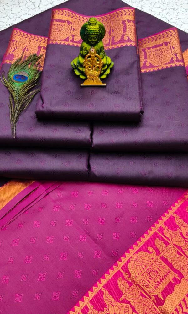 3D Embossed Saree
