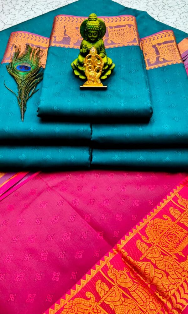 3D Embossed Saree