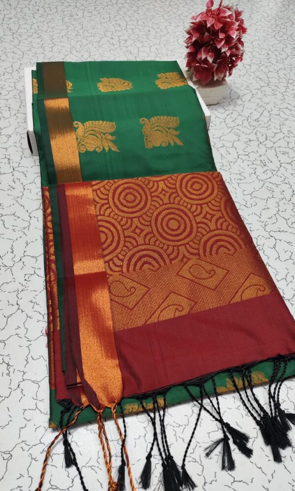 BORDERLESS SOFT SILK SAREES