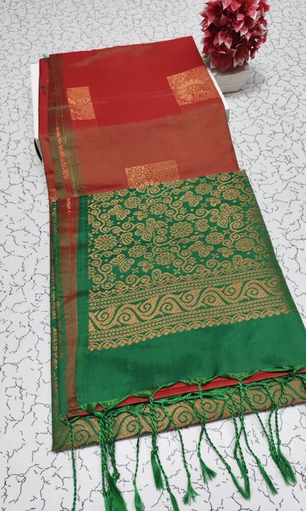 BORDERLESS SOFT SILK SAREES