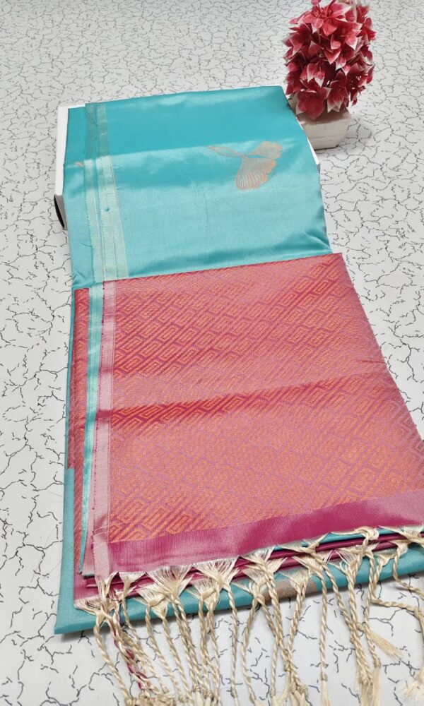 BORDERLESS SOFT SILK SAREES