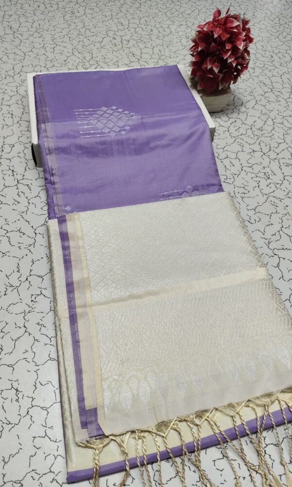 BORDERLESS SOFT SILK SAREES