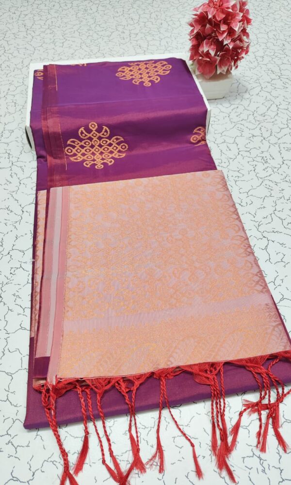 BORDERLESS SOFT SILK SAREES