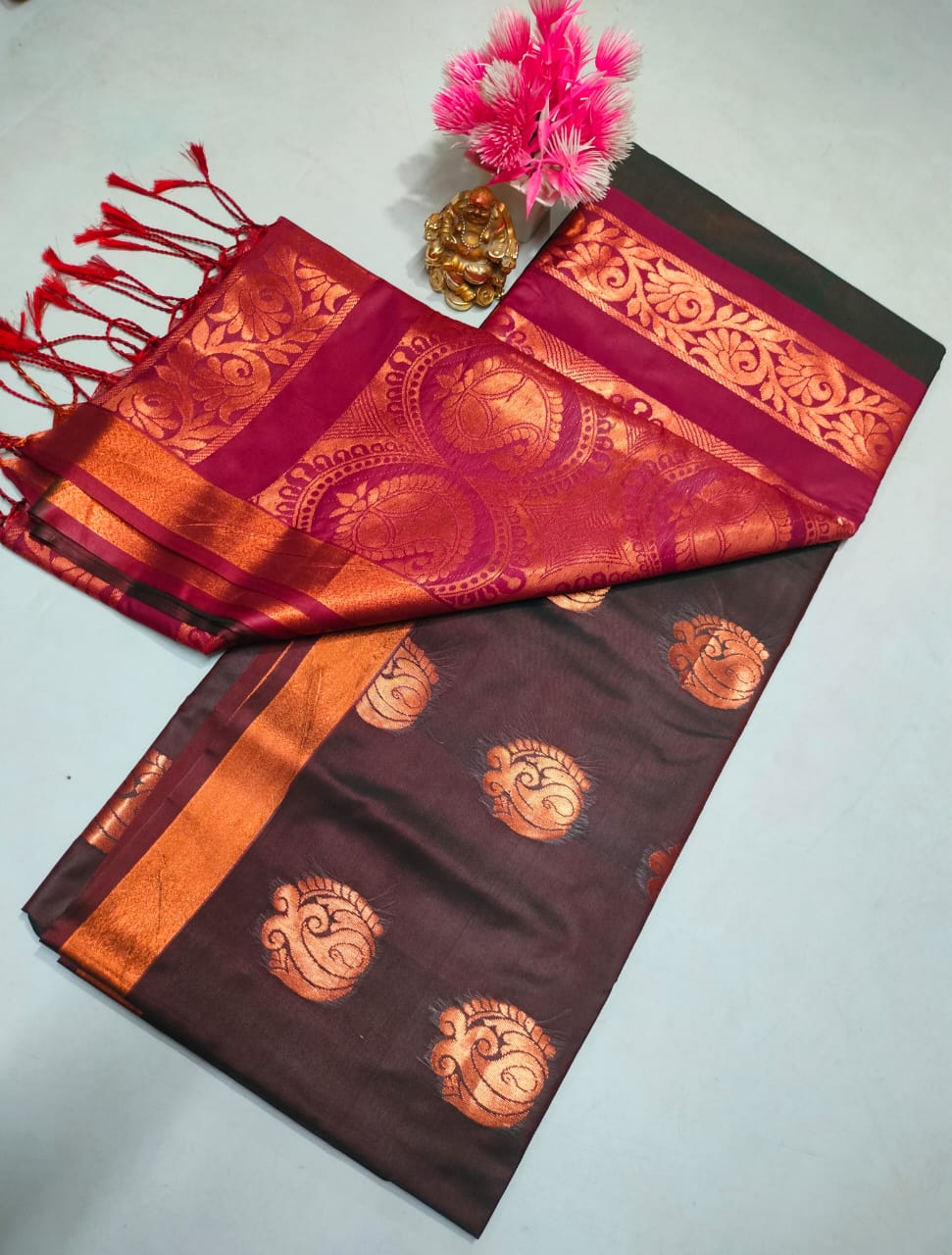 Fancy Kaanchi Soft Silk Sarees