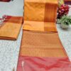 Kanchipuram Half and half Soft Silk Sarees