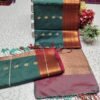 Kanchipuram Half and half Soft Silk Sarees