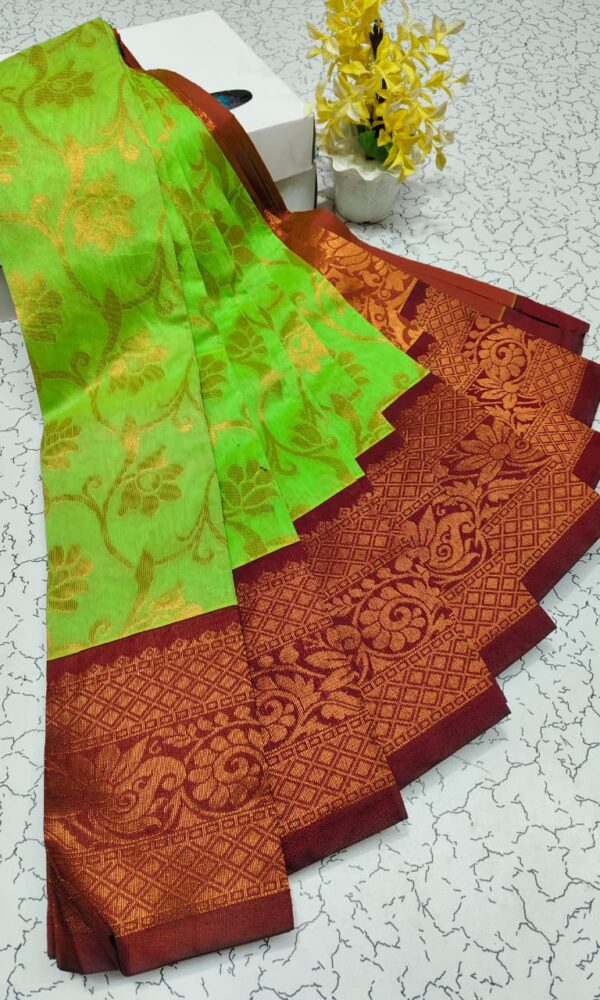 Uppada Silk Cotton Korvai Kottanji Sarees