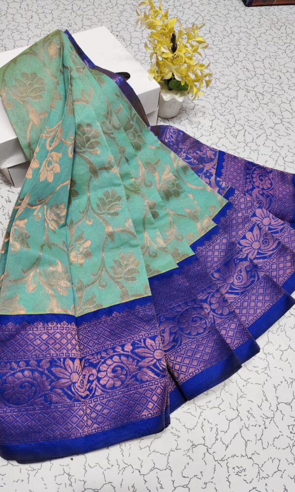 Uppada Silk Cotton Korvai Kottanji Sarees