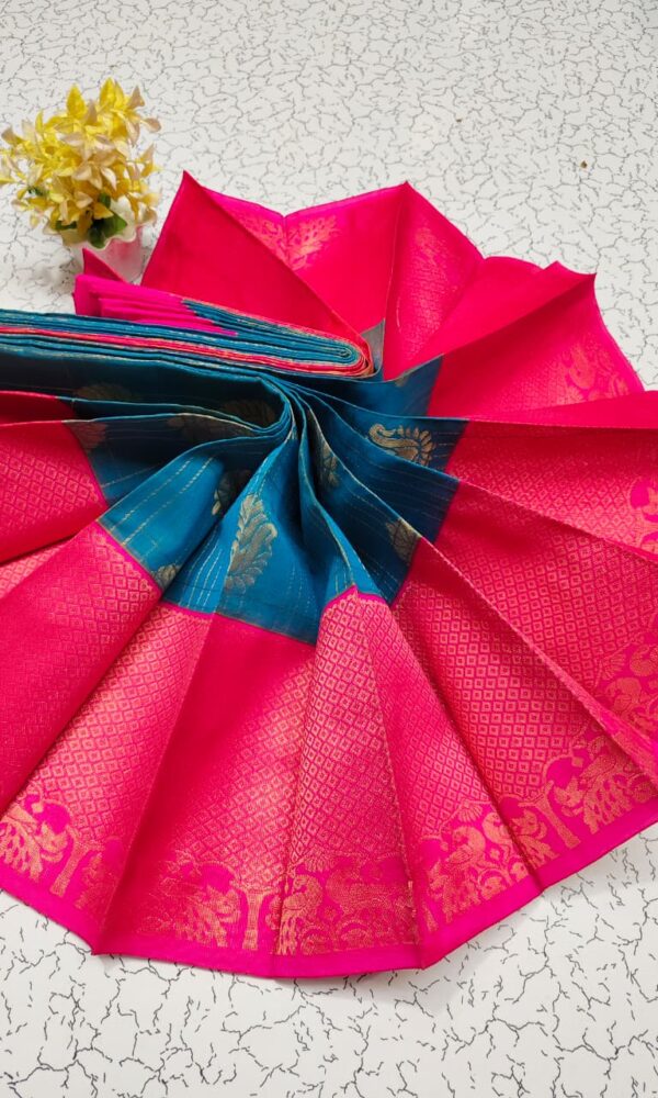 Uppada Silk Cotton Korvai Kottanji Sarees