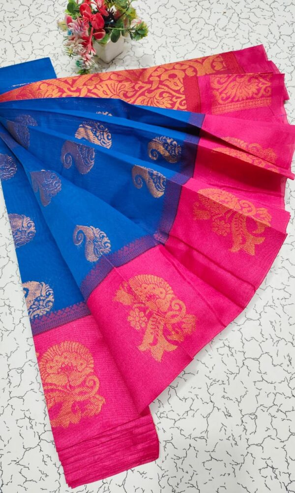Uppada Silk Cotton Korvai Kottanji Sarees