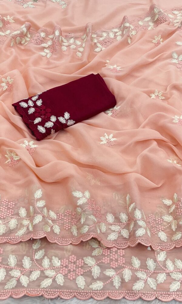 Elite Chiffon Fancy Saree