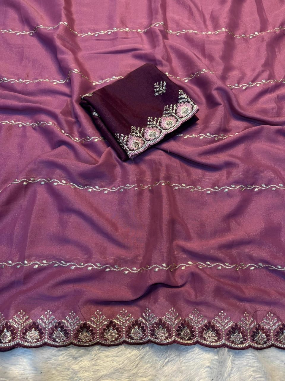 Elite Chiffon Fancy Saree