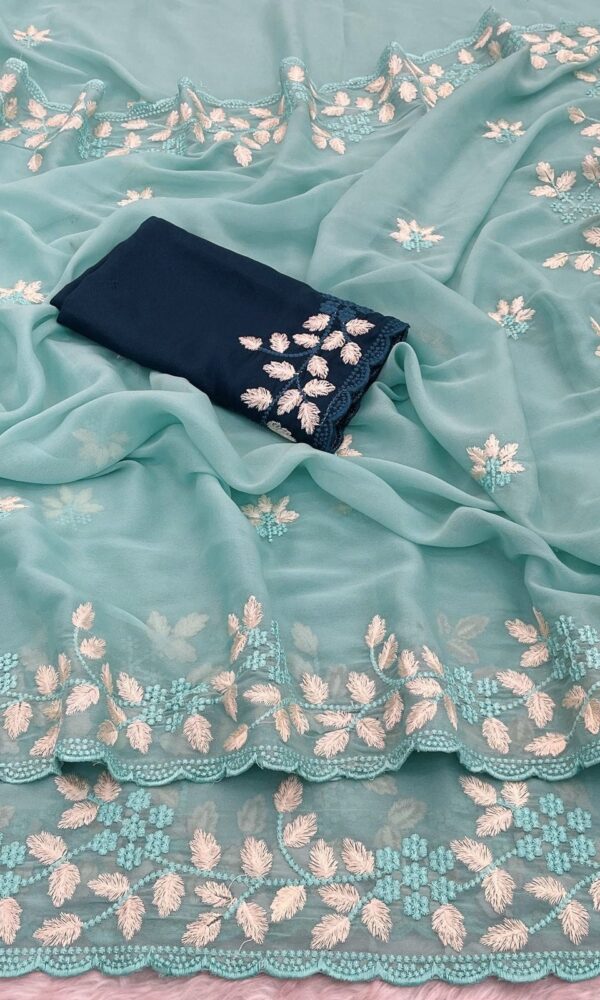 Elite Chiffon Fancy Saree