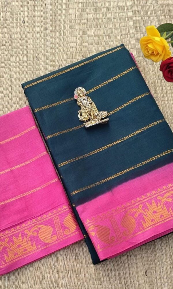 Veldhari sungudi Cotton Sarees