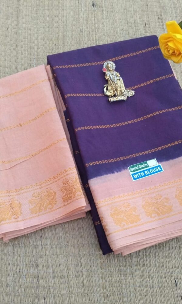 Veldhari sungudi Cotton Sarees