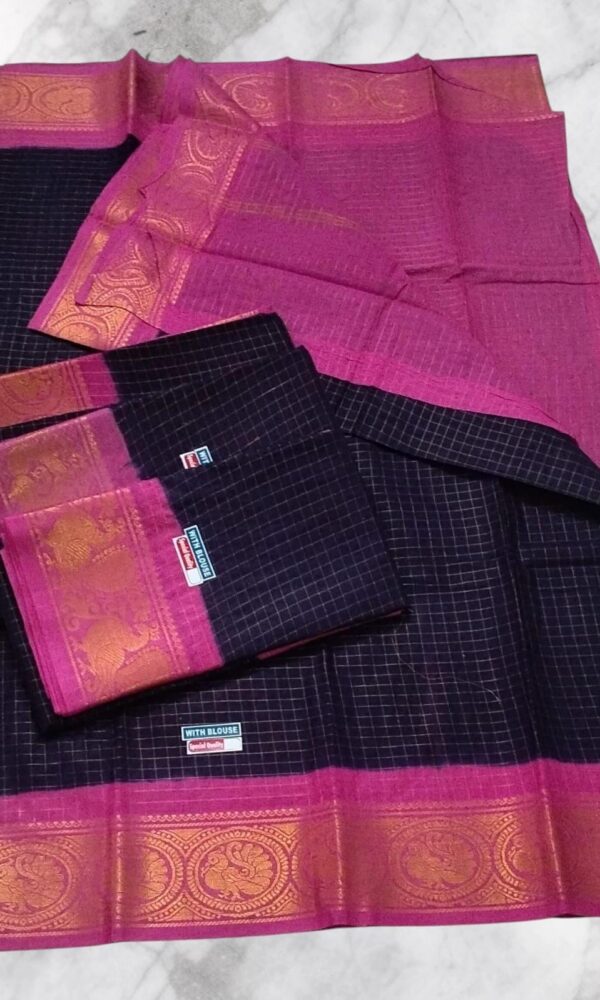 Veldhari sungudi Cotton Sarees
