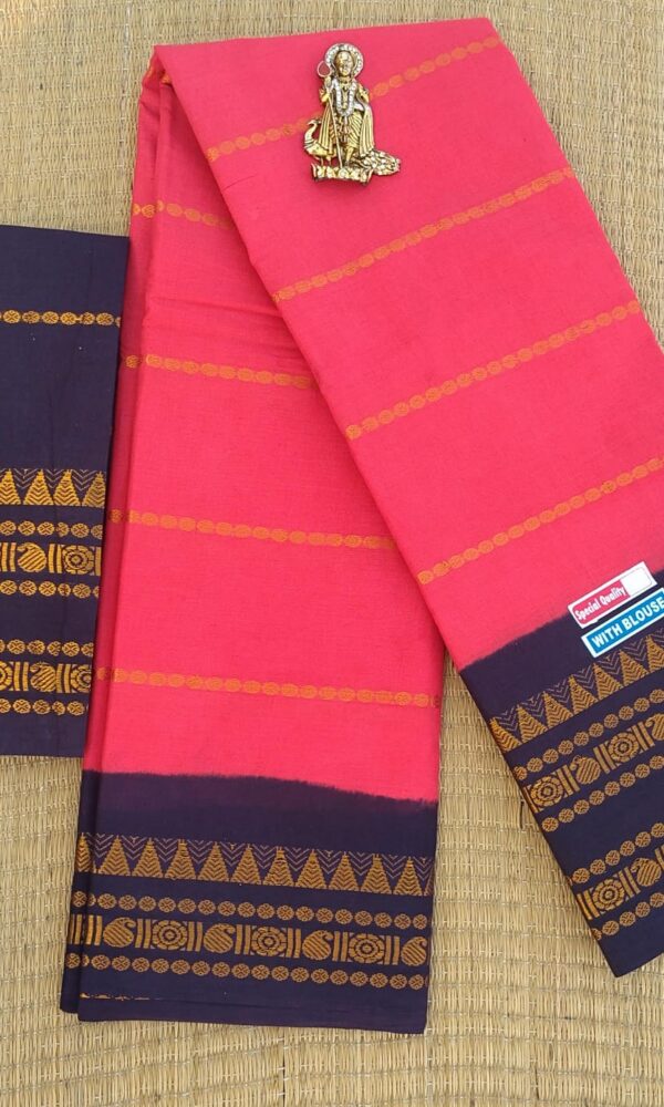 Veldhari sungudi Cotton Sarees